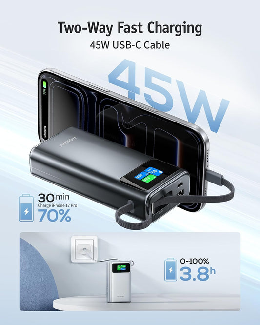 45W 20000Mah Portable Power Bank