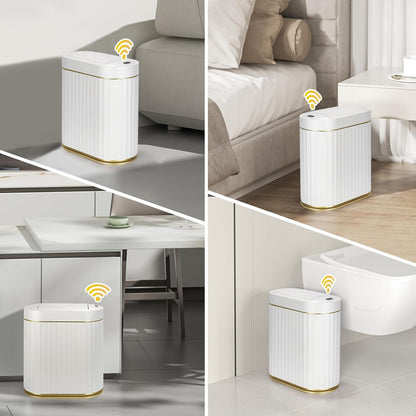 Motion Sensor Automatic Bathroom Trash Can