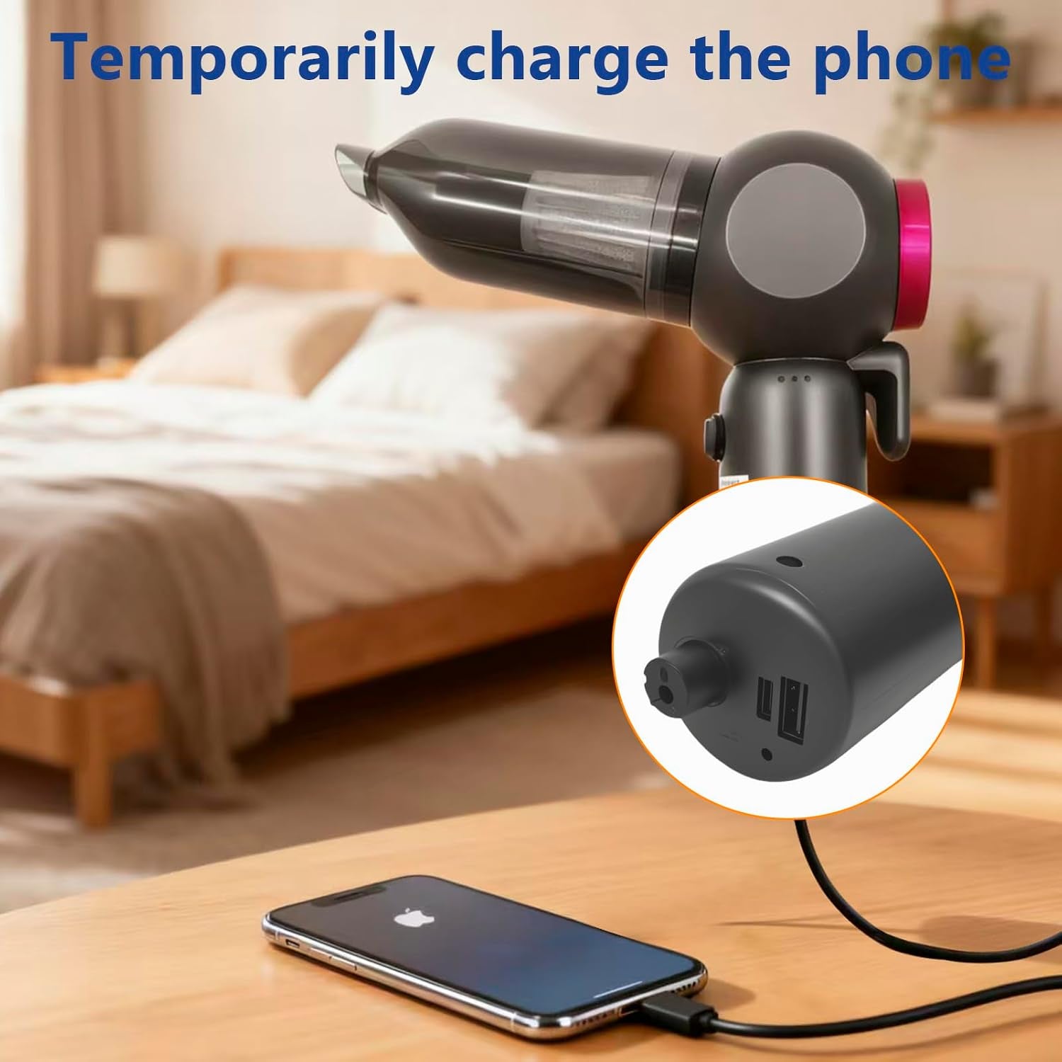 6-In-1 Portable Handheld Vacuum Cleaner