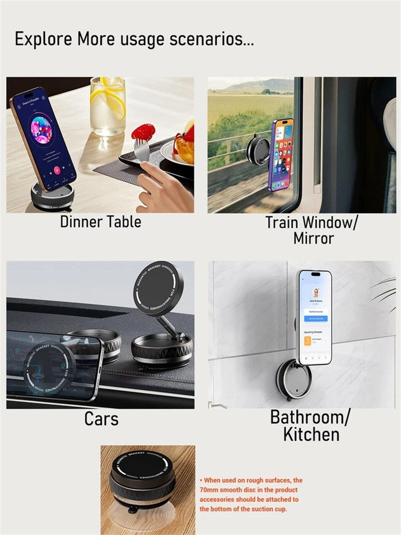 360° Adjustable Magnetic Car Phone Holder