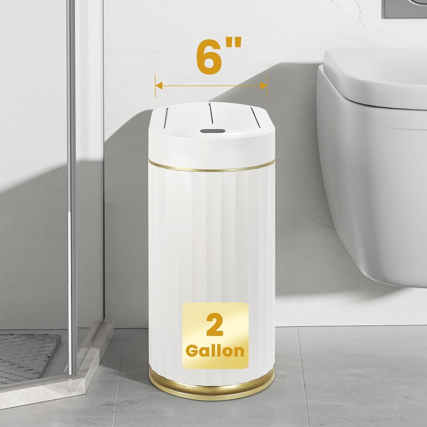 Motion Sensor Automatic Bathroom Trash Can