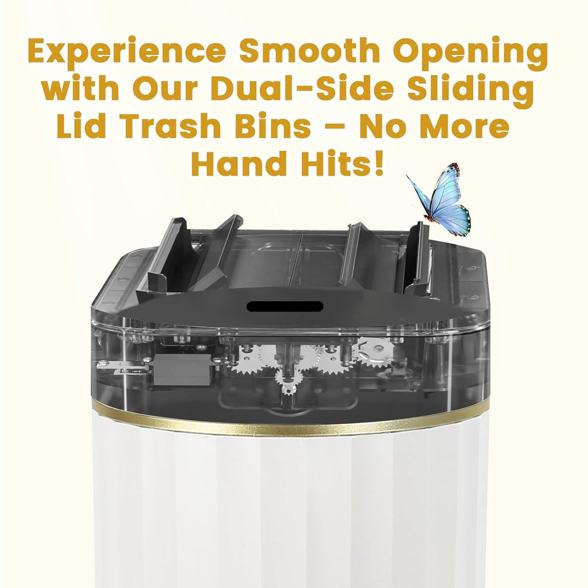 Motion Sensor Automatic Bathroom Trash Can