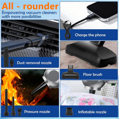 6-In-1 Portable Handheld Vacuum Cleaner