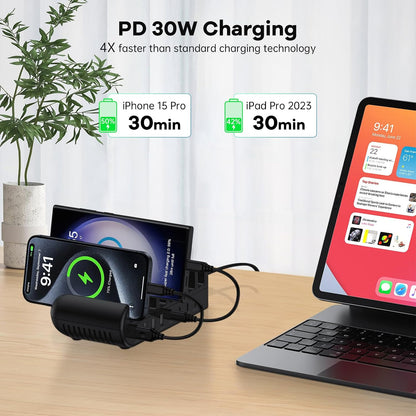 65W 8 Ports USB Multi Charger Station