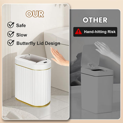 Motion Sensor Automatic Bathroom Trash Can