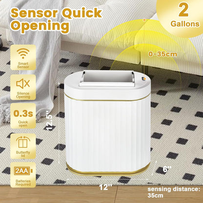 Motion Sensor Automatic Bathroom Trash Can